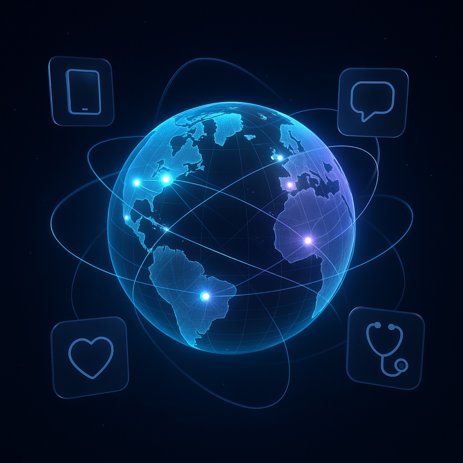 Global care network visualization